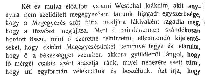 K�lvin J�nos: Westphal ellen