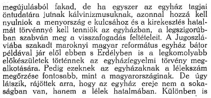 Makkai S�ndor: �ntudatos k�lvinizmus